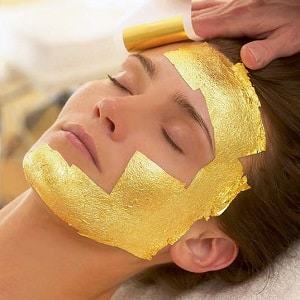 24K Gold Leaf Facial Mask : Now you can mask your face for young looking radiant skin &  anti-wrinkle using these 24K gold leaf facial mask. Beauty gift for women of all ages