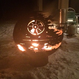 Custom Designed Death Star Fire Pit