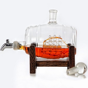 Ship In Whiskey Bottle Decanter