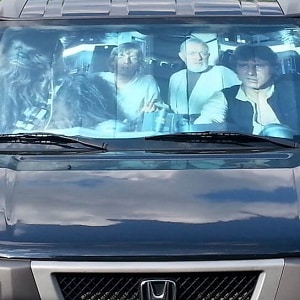 Star Wars Accordion Sunshade