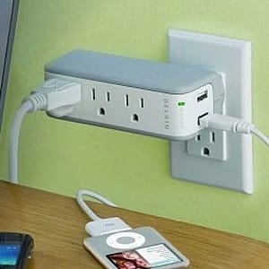 USB Recharger Surge Protector