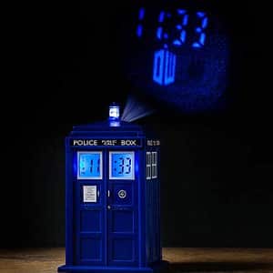 Doctor Who TARDIS Projection Alarm Clock