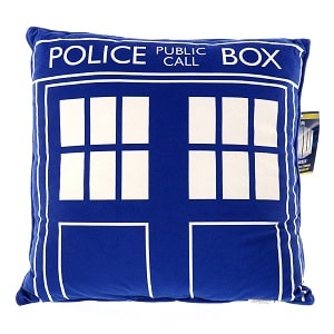 Doctor Who TARDIS Throw Pillow