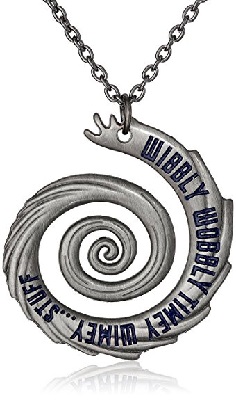 Doctor Who Wibbly Wobbly Timey Wimey Pendant Necklace