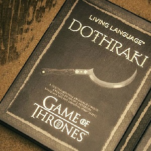 Series Game of Thrones Living Language Dothraki