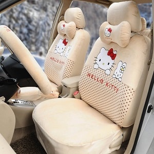 Hello Kitty Car Five Seat Covers
