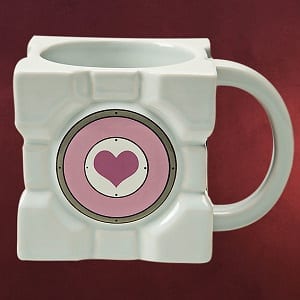 Portal 2 Companion Cube Ceramic Mug