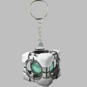 Portal 2 Refracting Box Key Chain