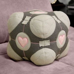 Portal Weighted Companion Cube Plush