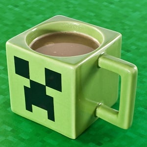 Minecraft Creeper Face Plastic Mug