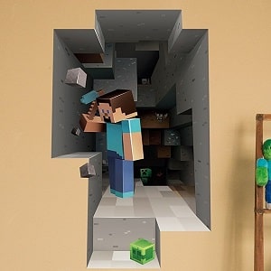 Minecraft Wall Cling Decal