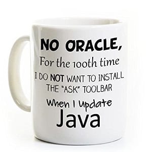 Oracle Java Installation Mug