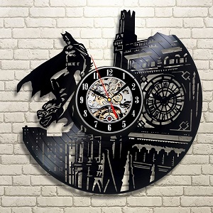 Batman Vinyl Record Wall Clock