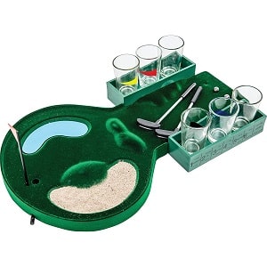 Golf Shot Glass Drinking Game Set