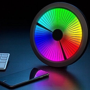 LED Color Spectrum Clock