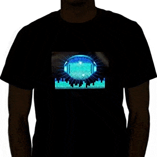 Sound Activated Light Up TShirt