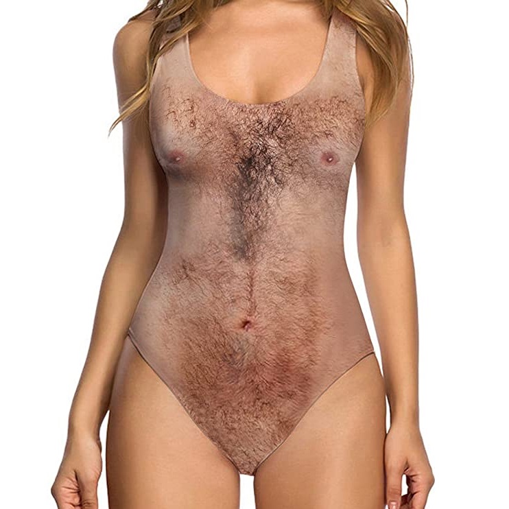 hairy chest swimsuit