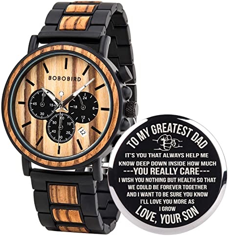 personalised wooden watch