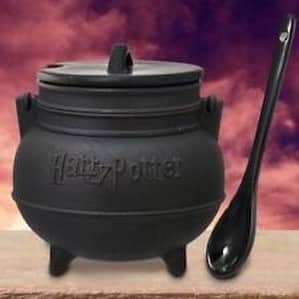 Harry Potter Black Cauldron Soup Mug with Spoon