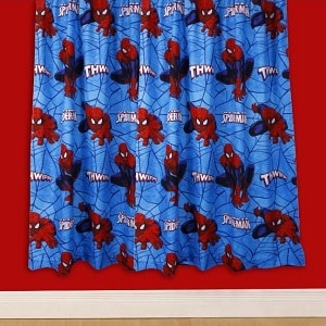 Spiderman City Curtains