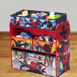 Spiderman Multi-Bin Toy Organizer