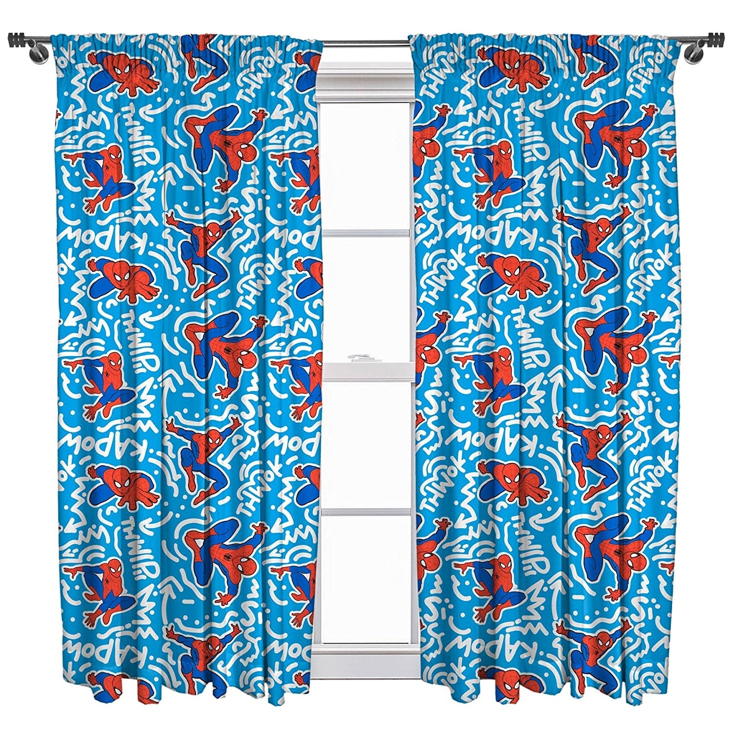 Spiderman Popart Curtains