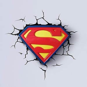Super Man Logo Light
