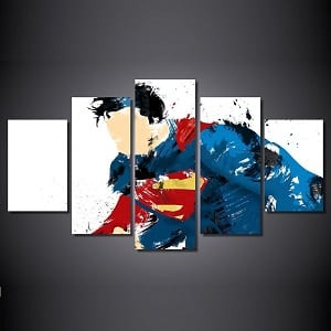Superman Art Print Poster Canvas