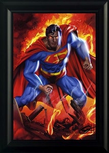 Superman Framed Poster Art