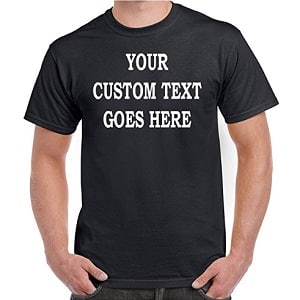 Customized Text T-Shirt