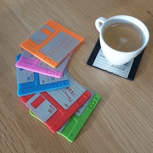 Floppy Disk Coasters