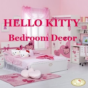 hello kitty bedroom decor
