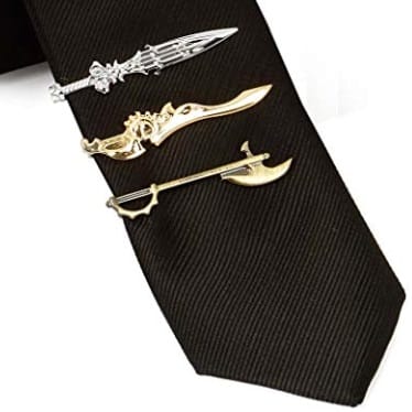 Medieval Weapons Tie Clip Set