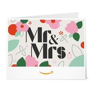 Amazon Mr & Mrs Gift Card - Perfect anniversary present