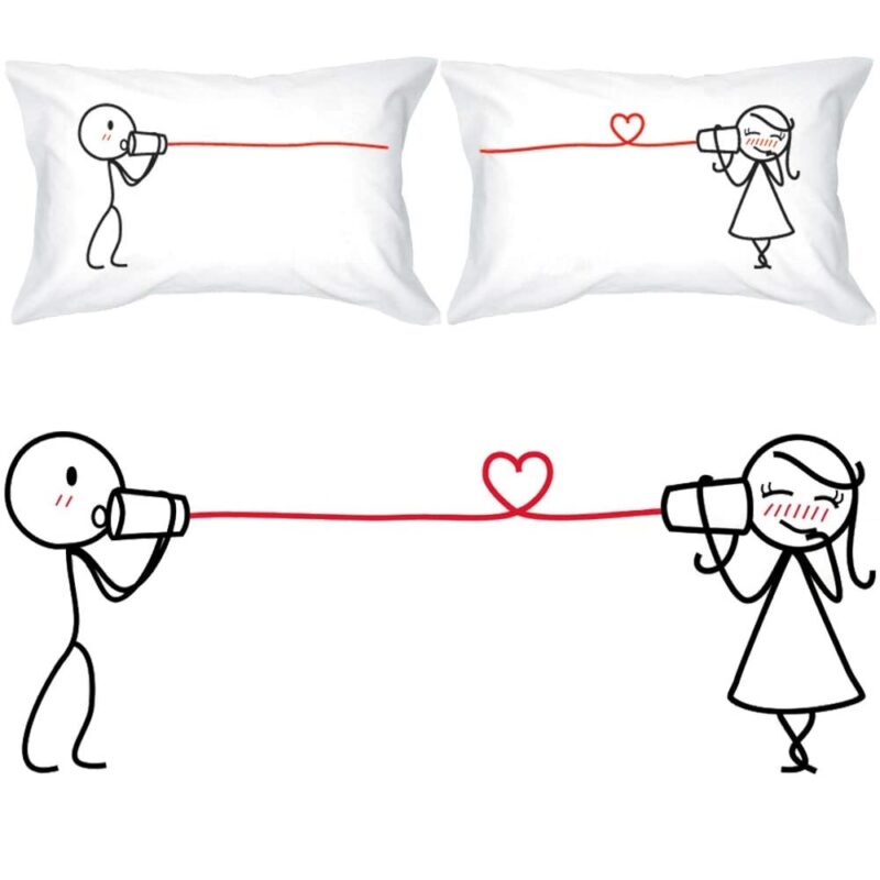 I Love You Couples Pillowcases