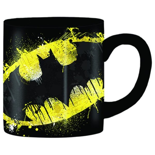 Batman Splatter Paint Logo CeramicMug