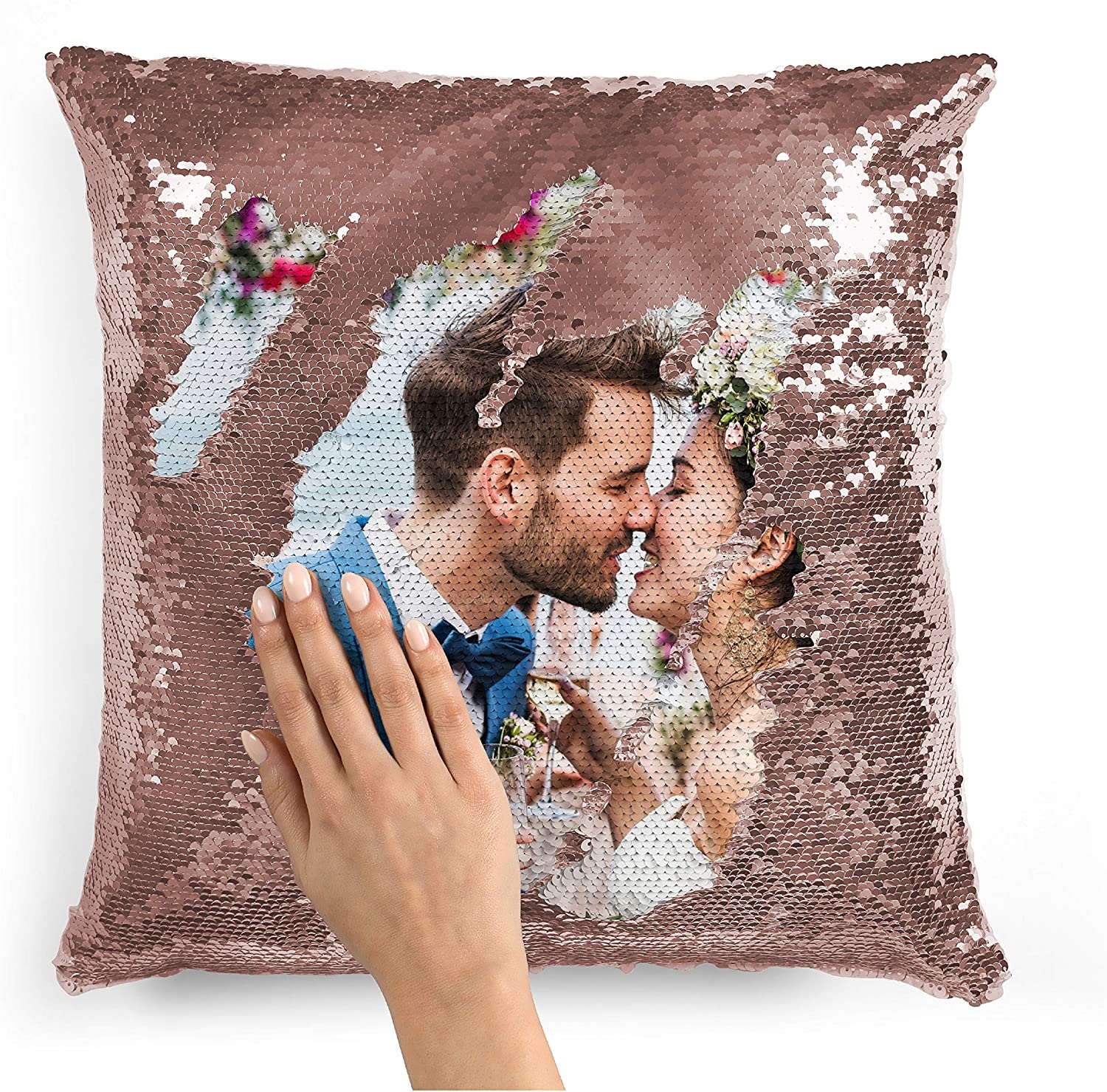 Custom Photo Sequin Pillow Cases