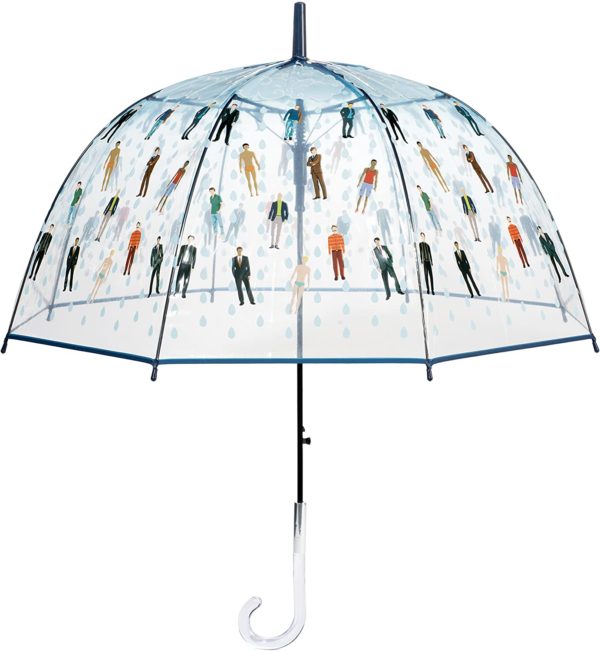 Raining Men Clear Bubble Dome Umbrella