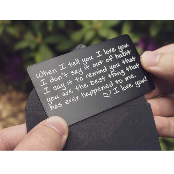 love note wallet card