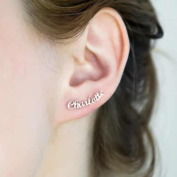 Personalized Name Earrings 