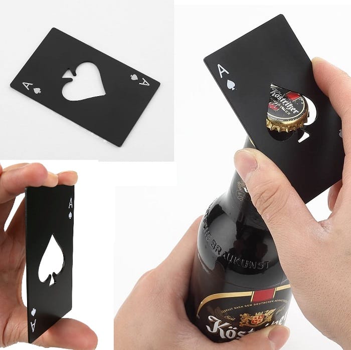 poker card bottle opener