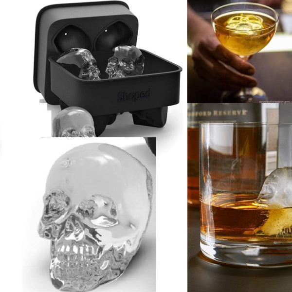skull ice mould - unusual alcohol gifts