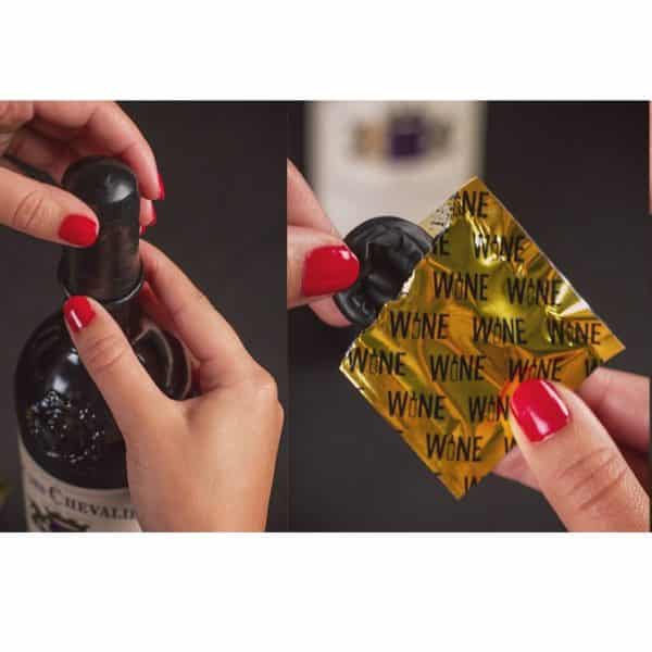 wine botte condom