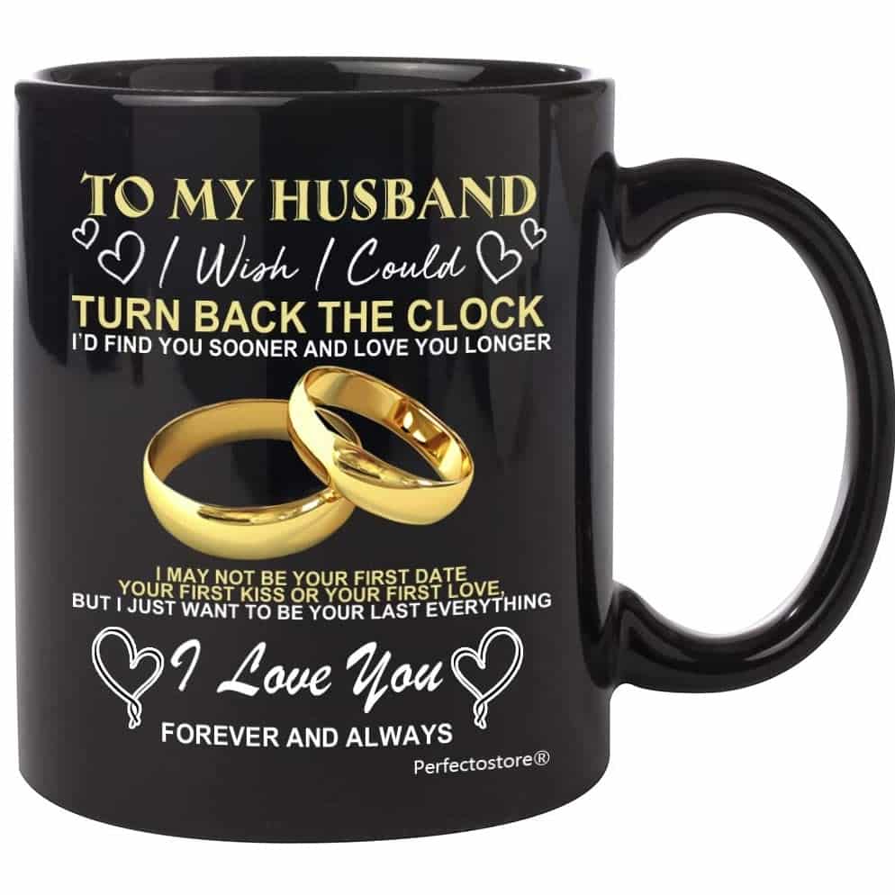 turn back the clock coffee mug