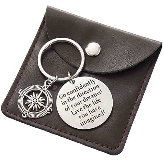 Inspirational Graduation Keychain