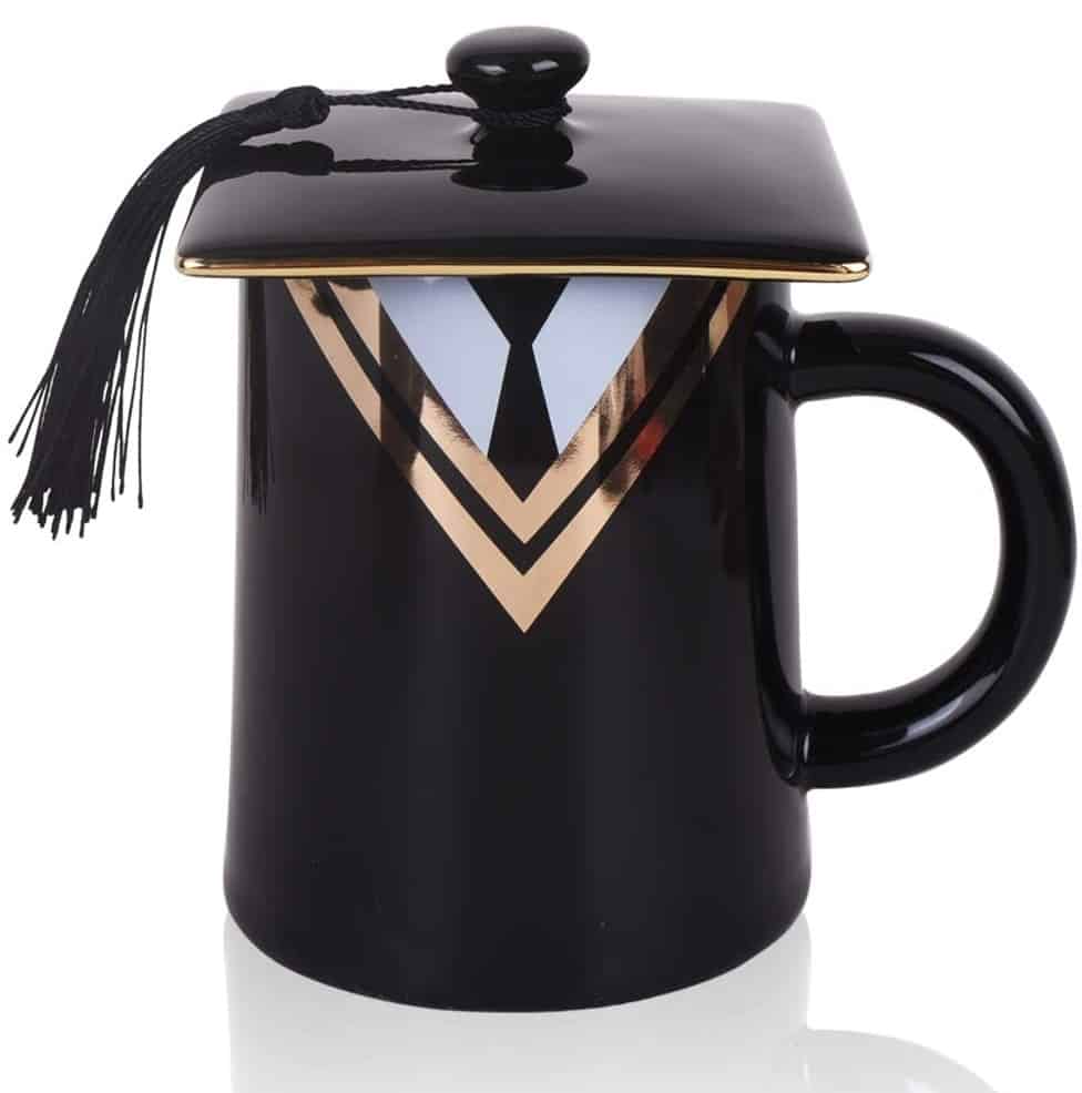 graduation cap mug