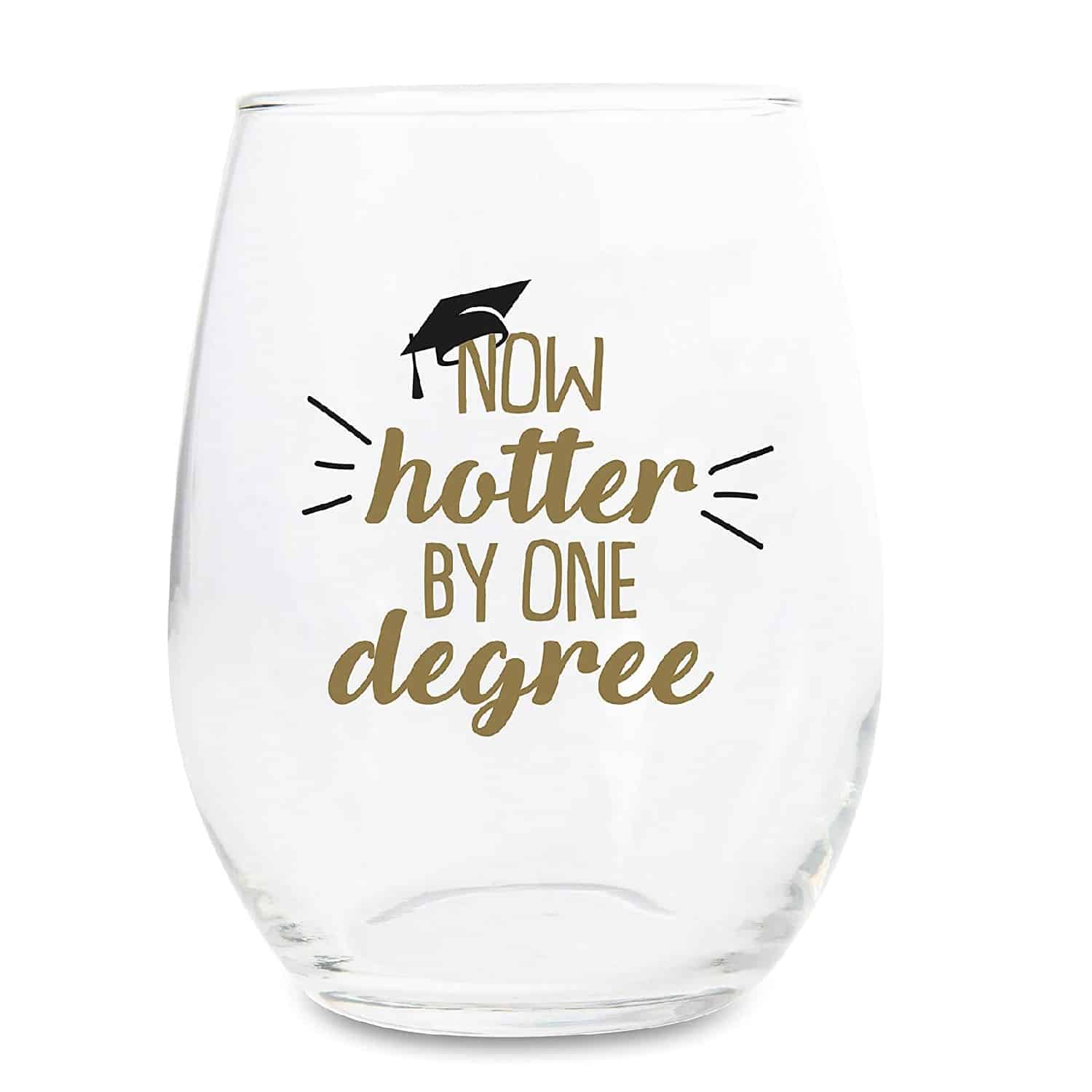 graduation wine glass