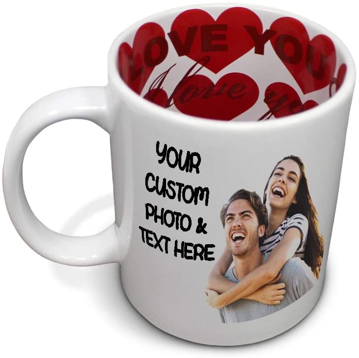 personalized love coffee mug