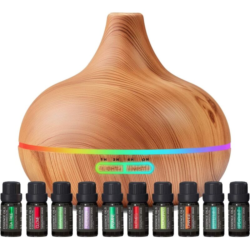 Aromatherapy Diffuser & Essential Oil Set