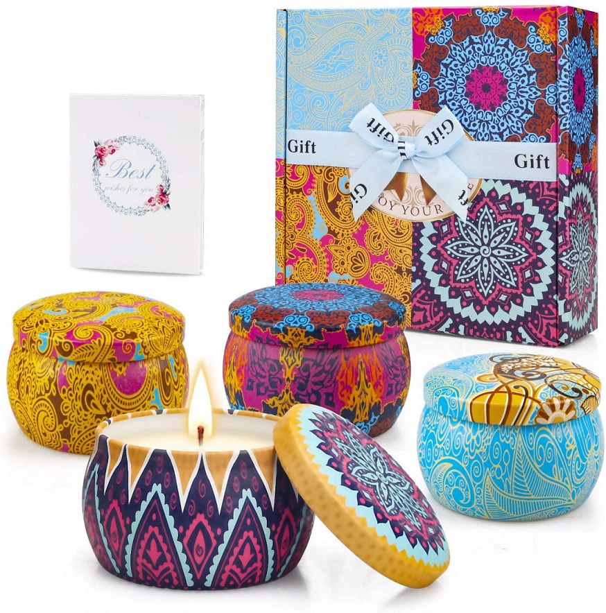 Aromatherapy candle gift set